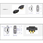 XT60EW-M all'ingrosso montabile XT60E connettore maschio per Drone Drone da corsa Drone